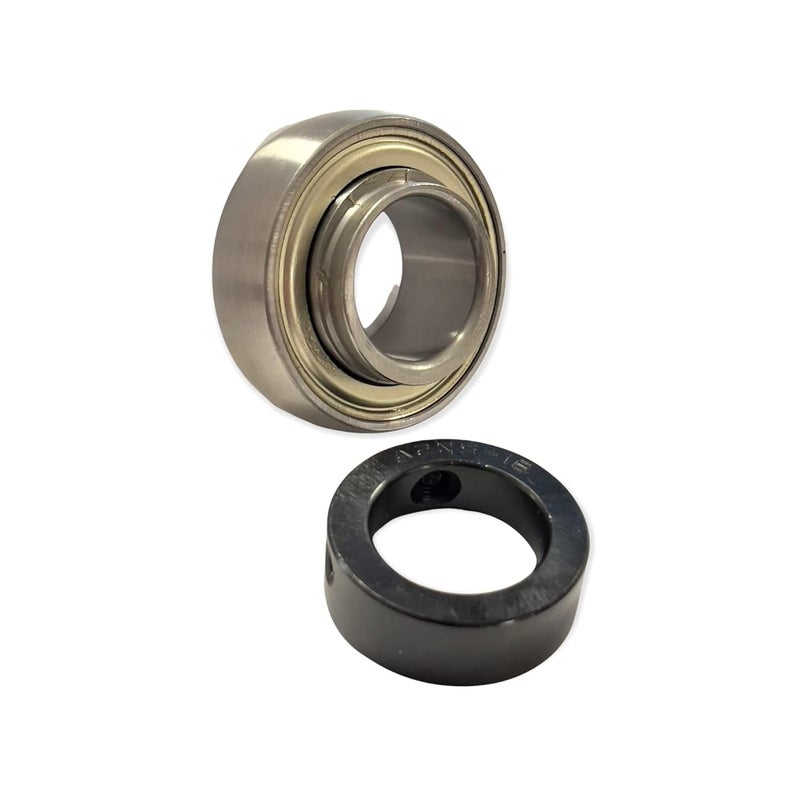 Aivoxe SA205-16 1" Bore Spherical Insert Bearing with Eccentric Locking Collar - Image 2